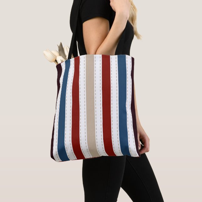  Modern Chic Gestreift   Tasche (Von Nahem)