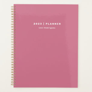 Modern Chic Pink 2023 Wochen Monatszeitschrift nic Planer