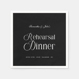  Modern Chic Rehearsal Dinner Serviette