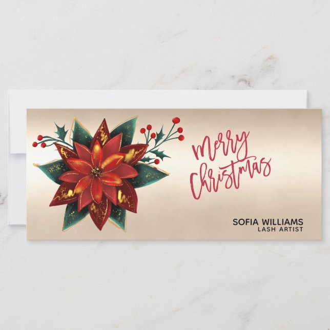 Modern Christmas Certificate - Geschenkkarte - Log (Vorderseite)