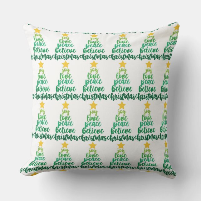 "MODERN CHRISTMAS" CHRISTMAS PILLOW KISSEN (Vorderseite)