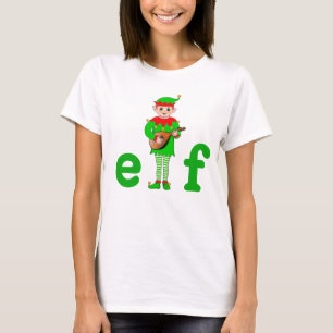 Modern Christmas Musical Elf T-Shirt