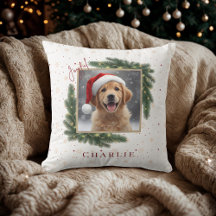 Modern Christmas Pet Photo – Personalized Gift