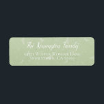 Modern Christmas Pine Simple Script Typografie<br><div class="desc">Moderne Weihnachtspine Einfache Script Typografie Adresse Labels Senden Sie Ihre Urlaubssegmente im Stil mit diesen schicken, klassischen Labels. Einfach mit Text, Schriftart und Farben anpassen. Erstellt von Zazzle Pro Designer BK Thompson exklusiv für Kates Kreationen; bitte kontaktieren Sie uns, wenn Sie Hilfe benötigen, Fragen haben oder sich über die individuelle...</div>