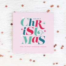 Modern Christmas Typografie Design
