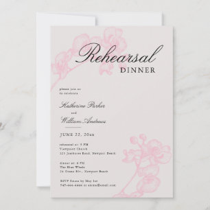 Modern Classic Orchid Kleider 3 Proben Abendessen Einladung