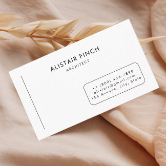 Modern Clean Minimal Business Card Template Visitenkarte