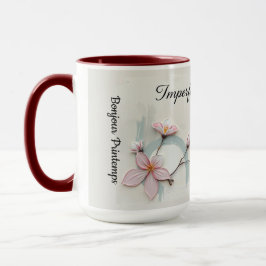 Modern Coffee Bar Deco Aesthetic Personalized Tasse
