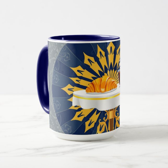 Modern Coffee Bar Deco Aesthetic Personalized Tasse (Vorderseite Links)