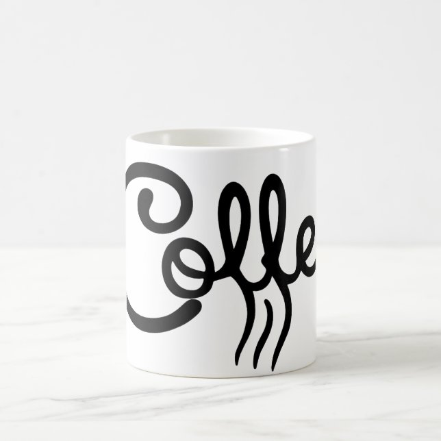 Modern Coffee Script Mug - Unique Groomsmen Kaffeetasse (Mittel)
