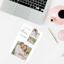 Modern Collage Couple Foto & Live Liebe Laugh Gesc