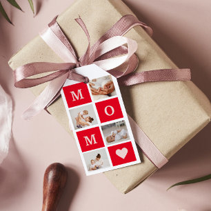 Modern Collage Foto & Best Mom Ever Gift Geschenkanhänger