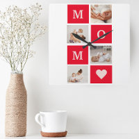 Modern Collage Foto & Best Mom Ever Gift