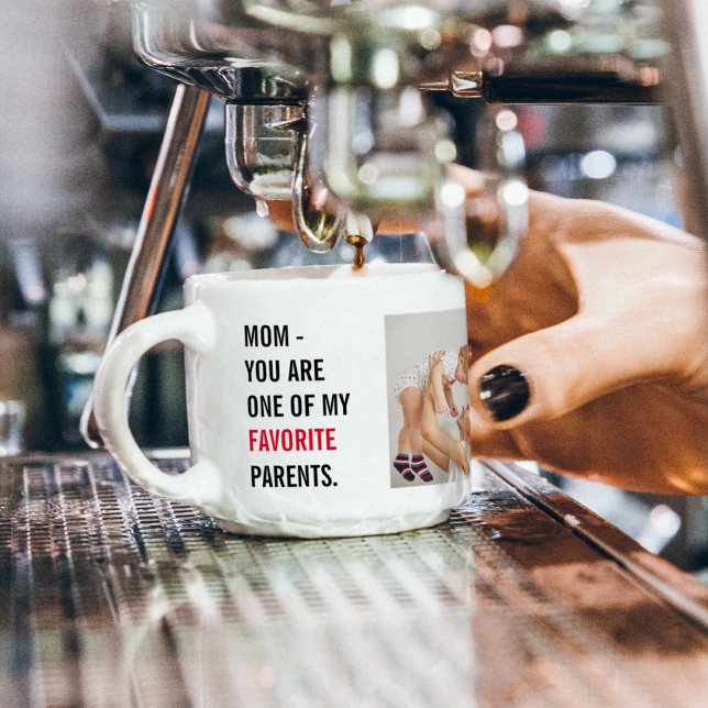 Modern Collage Foto & Happy Mothers Day Gift Espressotasse (Von Creator hochgeladen)