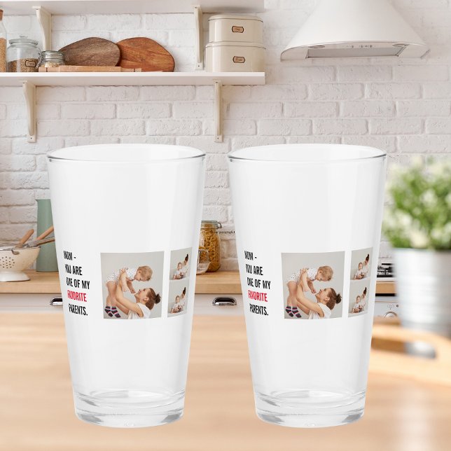 Modern Collage Foto & Happy Mothers Day Gift Glas (Von Creator hochgeladen)