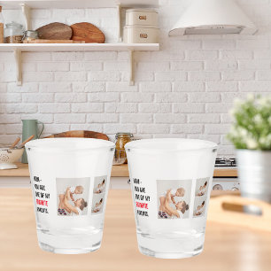 Modern Collage Foto & Happy Mothers Day Gift Schnapsglas