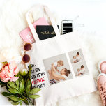 Modern Collage Foto & Happy Mothers Day Gift Tragetasche<br><div class="desc">Modernes Collage Foto & Text Happy Mütter Tagesgeschenk. Bestes Personalisiertes Geschenk für Mütter Tag,  Frauentag oder Mama Geburtstag. Überraschende Mama mit einem Geschenk,  das so Phantastisch ist wie sie.</div>