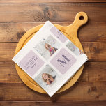 Modern Collage Foto Happy Mothers Day Lila Geschen Geschirrtuch<br><div class="desc">Modern Collage Foto Happy Mothers Day Lila Geschenke</div>