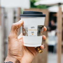 Modern Collage Foto & Happy Thanksgiving Dad