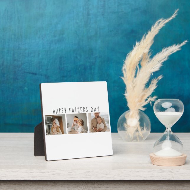 Modern Collage Foto & Happy Vathers Day Bestes Ges Fotoplatte (InSitu)