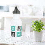 Modern Collage Foto Happy Vathers Day Gift Edelstahlflasche<br><div class="desc">Die Einführung des Modern Collage Foto Happy Vatertag Geschenk in einem minten Farbthema. Dieses einzigartige und personalisierte Geschenk soll die besondere Bindung zwischen einem Vater und seinen Lieben feiern.Das Modern Collage Foto Happy Father's Day Gift ist ein wunderschön gestalteter Collage Rahmen, der mit einer Auswahl Ihrer Lieblings-Fotos individuell gestaltet werden...</div>