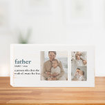 Modern Collage Foto Happy Vathers Day Gift Holzkisten Schild<br><div class="desc">Moderne Collage Foto glückliche Väter Tag Geschenk mit Grün kann eine schöne und sinnvolle Weise,  um Ihrem Vater zu zeigen,  wie viel er für Sie bedeutet. Schaffen Sie sich kreativ und haben Sie Spaß beim Zusammenstellen eines personalisierten und nachdenklichen Geschenkes,  das er noch für viele Jahre schätze.</div>