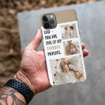 Modern Collage Foto & Happy Vathers Day Gift iPhone 11Pro Max Hülle<br><div class="desc">Der Vatertag ist ein besondere Anlass,  der gefeiert wird,  um Väter und Vaterfiguren für ihren Beitrag zu ihrer Familie und Gesellschaft zu ehren. Die Wahl des perfekten Geschenks für den Vatertag kann eine herausfordernde Aufgabe sein,  aber ein nachdenkliches und herzliches Geschenk kann einen bleibenden Eindruck hinterlassen.</div>