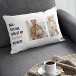 Modern Collage Foto & Happy Vathers Day Gift Lendenkissen<br><div class="desc">Der Vatertag ist ein besondere Anlass,  der gefeiert wird,  um Väter und Vaterfiguren für ihren Beitrag zu ihrer Familie und Gesellschaft zu ehren. Die Wahl des perfekten Geschenks für den Vatertag kann eine herausfordernde Aufgabe sein,  aber ein nachdenkliches und herzliches Geschenk kann einen bleibenden Eindruck hinterlassen.</div>