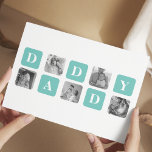 Modern Collage Foto Happy Vathers Day Gift Postkarte<br><div class="desc">Modern Collage Foto Happy Vathers Day Gift</div>