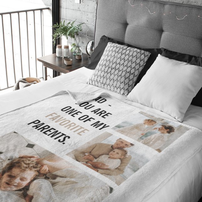 Modern Collage Foto & Happy Vathers Day Gift Sherpadecke (Von Creator hochgeladen)