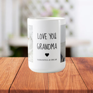 Modern Collage Foto Liebe Ihr Oma Bestes Geschenk Kaffeetasse