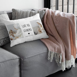 Modern Collage Foto Liebe Ihr Oma Bestes Geschenk Lendenkissen