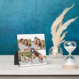 Modern Collage Personalized Family Photo Gift Fotoplatte