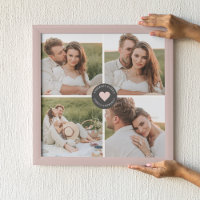 Modern Collage Personalized Family Photo Gift