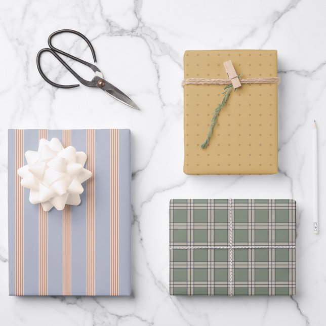 Modern Collection Geschenkpapier Set (Vorderseite)