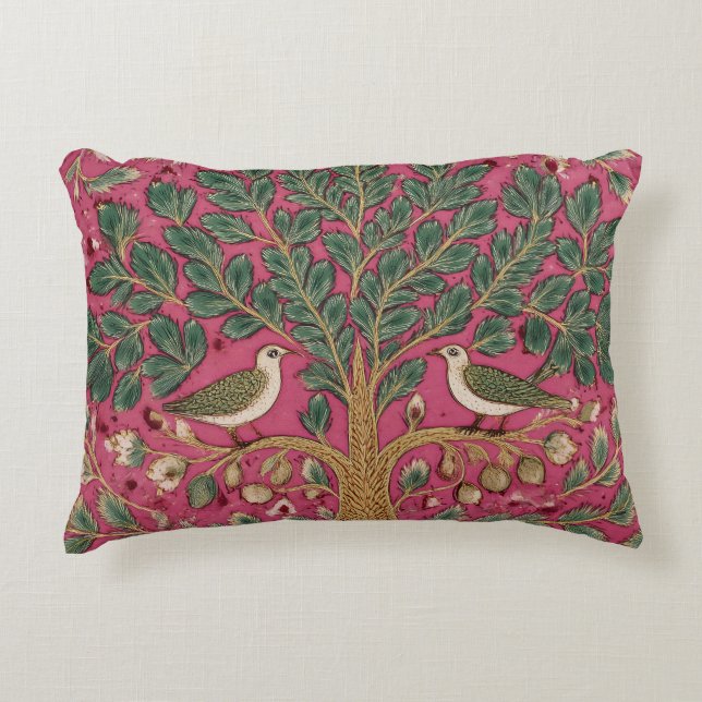 Modern  colorful  nature  motifs pattern   dekokissen (Vorderseite)