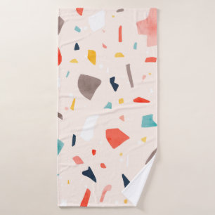 Modern colorful Terrazzo seamless patterns with co
