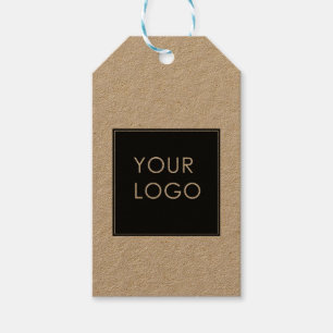 Modern Company Business Logo Kraft Geschenkanhänger