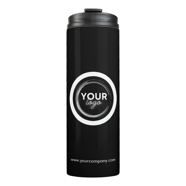 Modern Company Logo Branded Business Thermosbecher (Vorderseite)