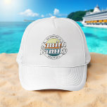 Modern Cool Simple Colorful Family Vacation Truckerkappe<br><div class="desc">Design is composed of modern style typography - Add your family name and year.</div>
