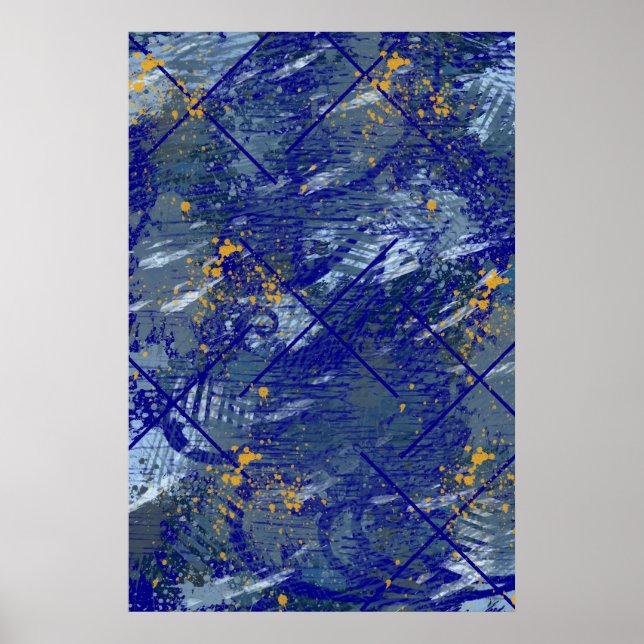 Modern Criss Cross Poster (Vorne)
