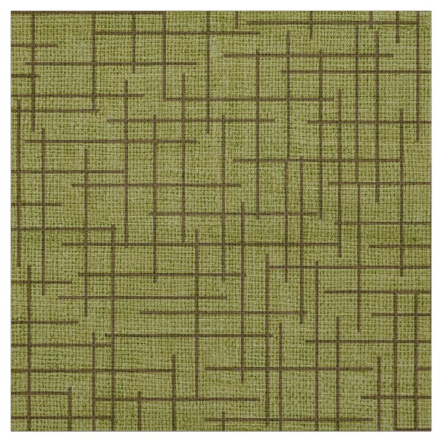 Modern Crosshatch burlap texture pattern Stoff (Muster)