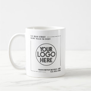 Modern Custom Business Company Logo Kaffeetasse