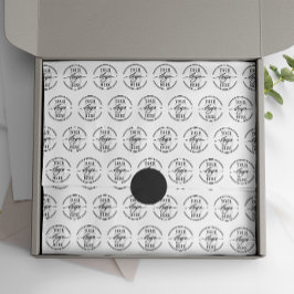 Modern Custom Business Company Logo Seidenpapier