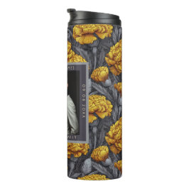 Modern Custom Carnation Floral Barn Wedding Thermosbecher