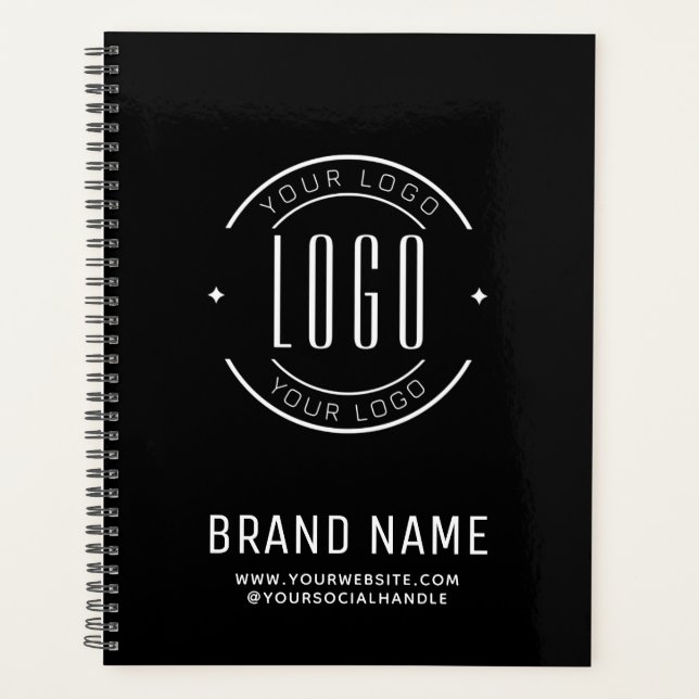 Modern custom company logo business branded planer (Vorderseite)