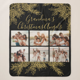 Modern Custom Grandma's Christmas Photo Collage Sherpadecke
