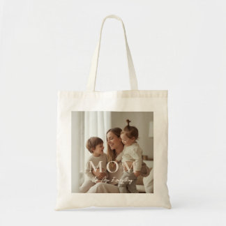 Modern Custom Photo MOM Mothers Day Tote Bag Tragetasche