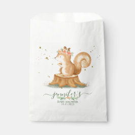 Modern Cute Squirrel wildlife farm forest animal Geschenktütchen