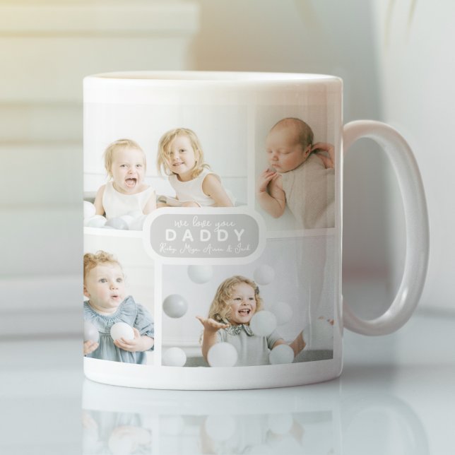 Modern Daddy 4 Photo Gray Kaffeetasse (Von Creator hochgeladen)